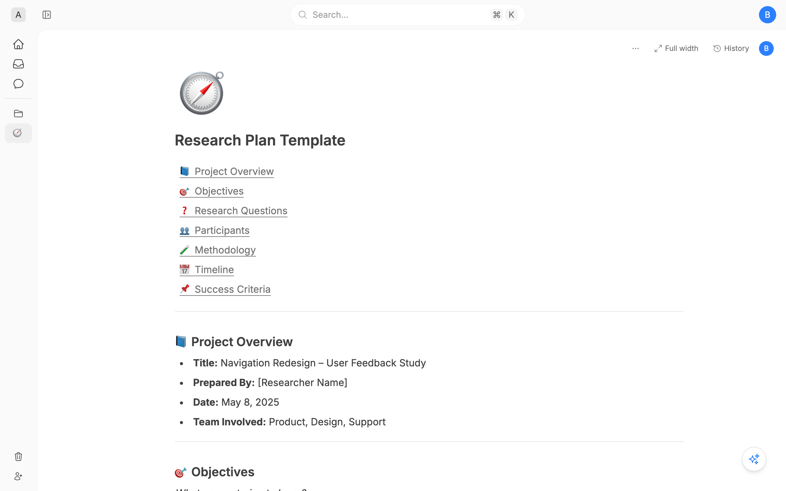 Research Plan