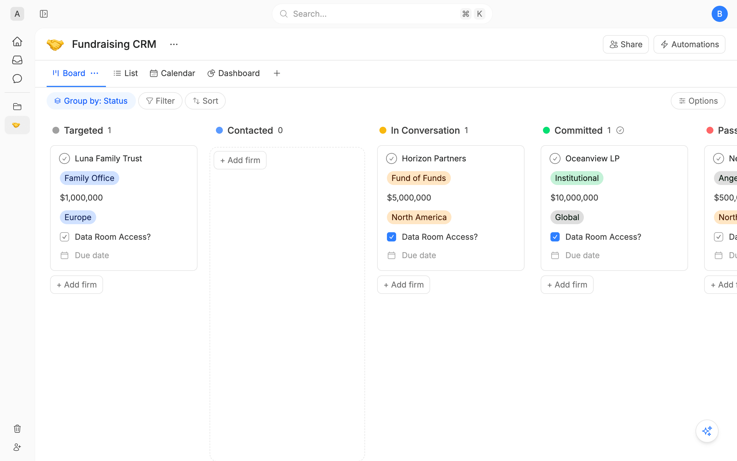 Fundraising CRM