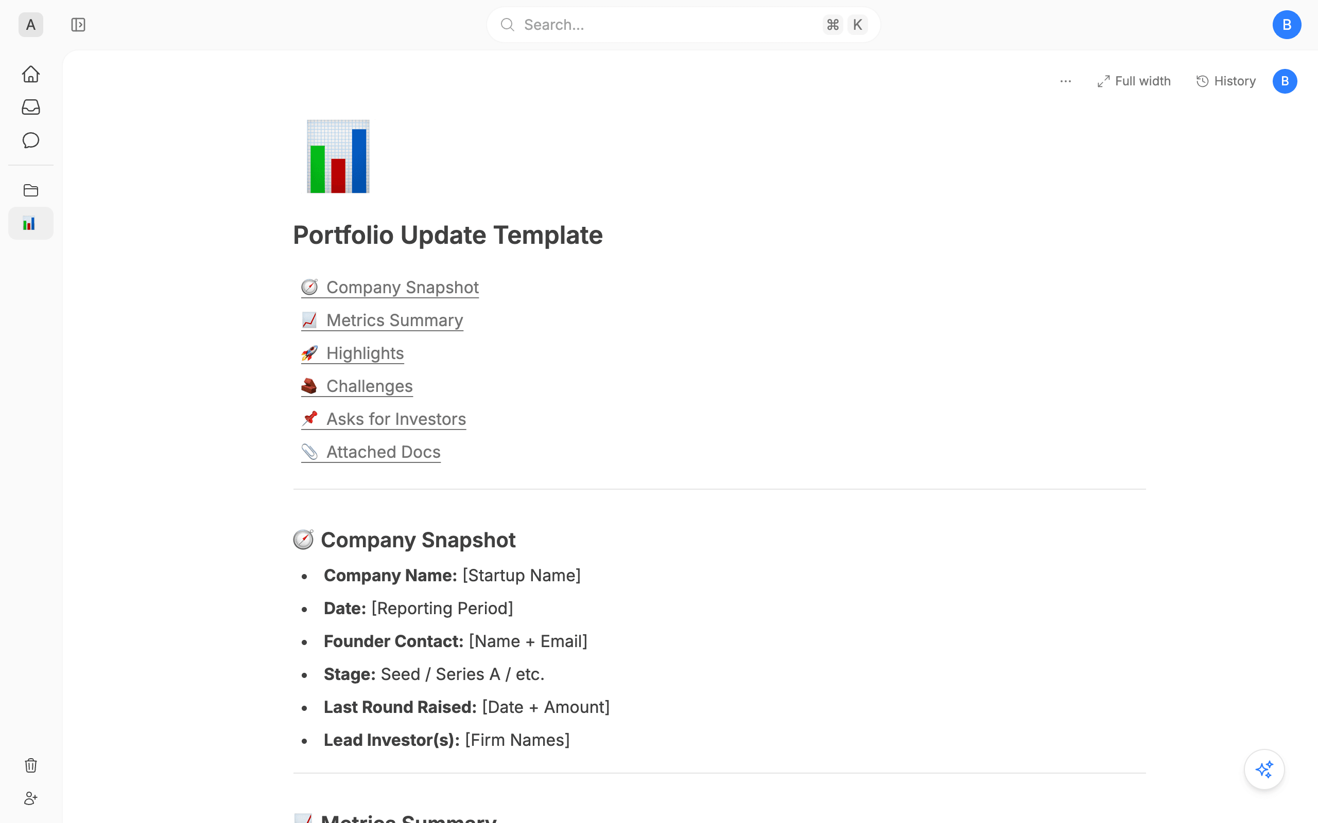 Portfolio Update