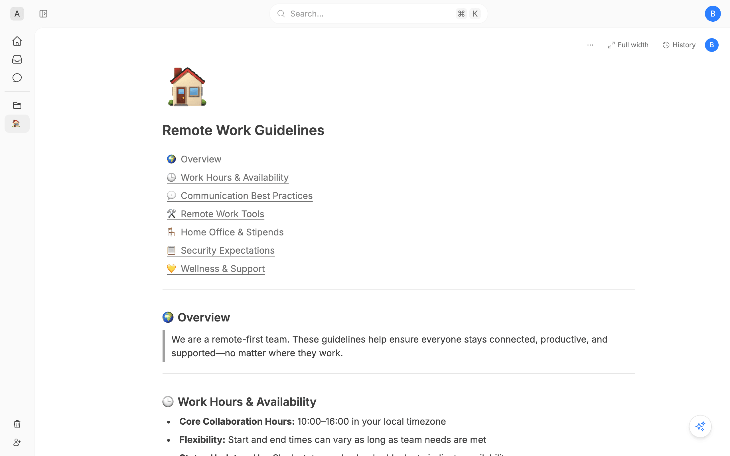 Remote Work Guidelines