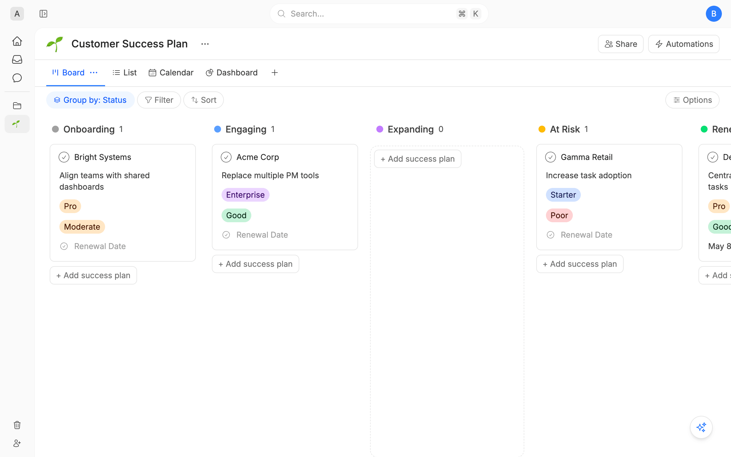 Customer Success Plan
