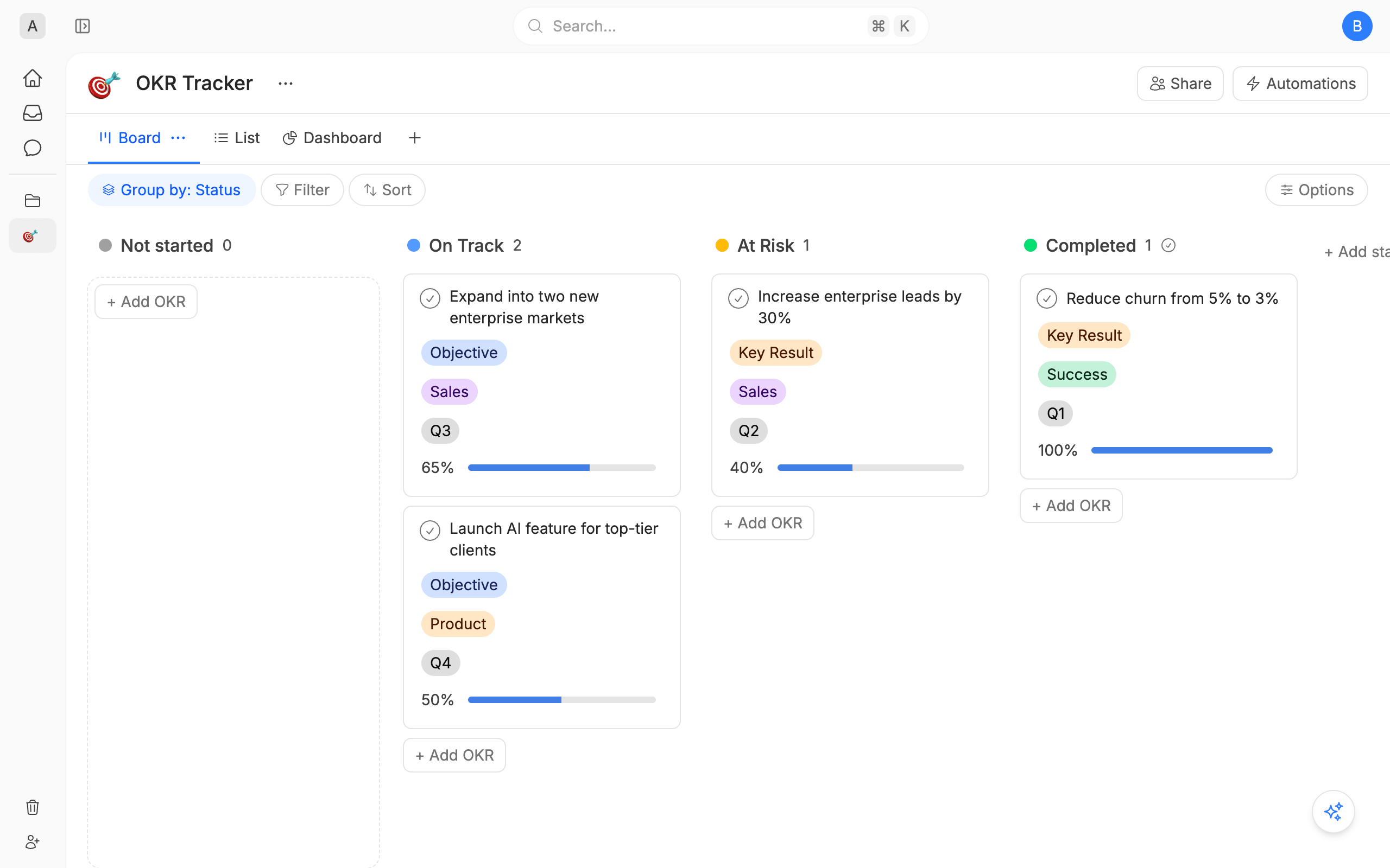 OKR Tracker