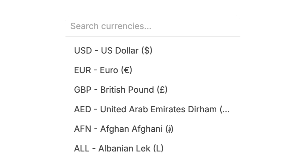 Currency