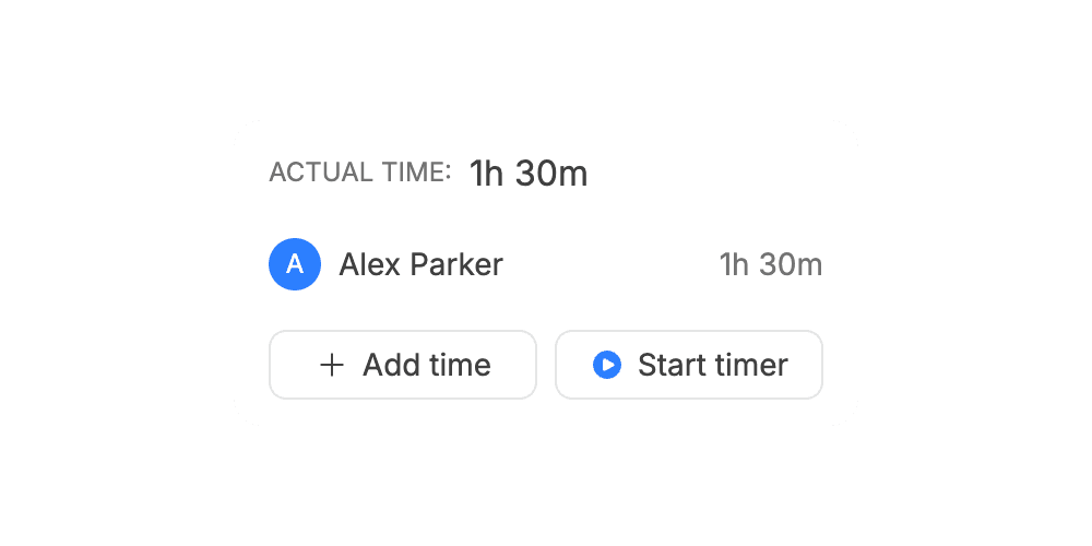 Time tracking