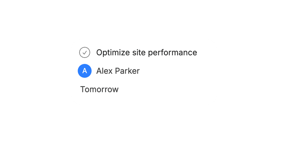 Tasks